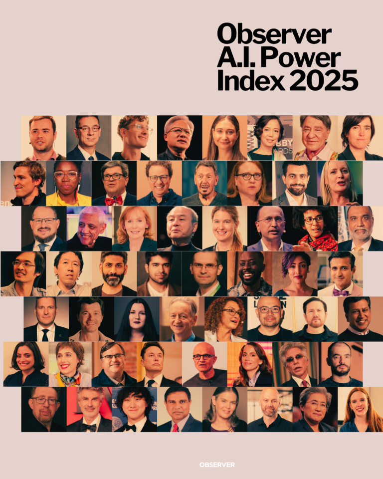 Observer A.I. Power Index 2025 cover featuring John Imah among AI leaders